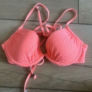 Coral h and m push up bikini top